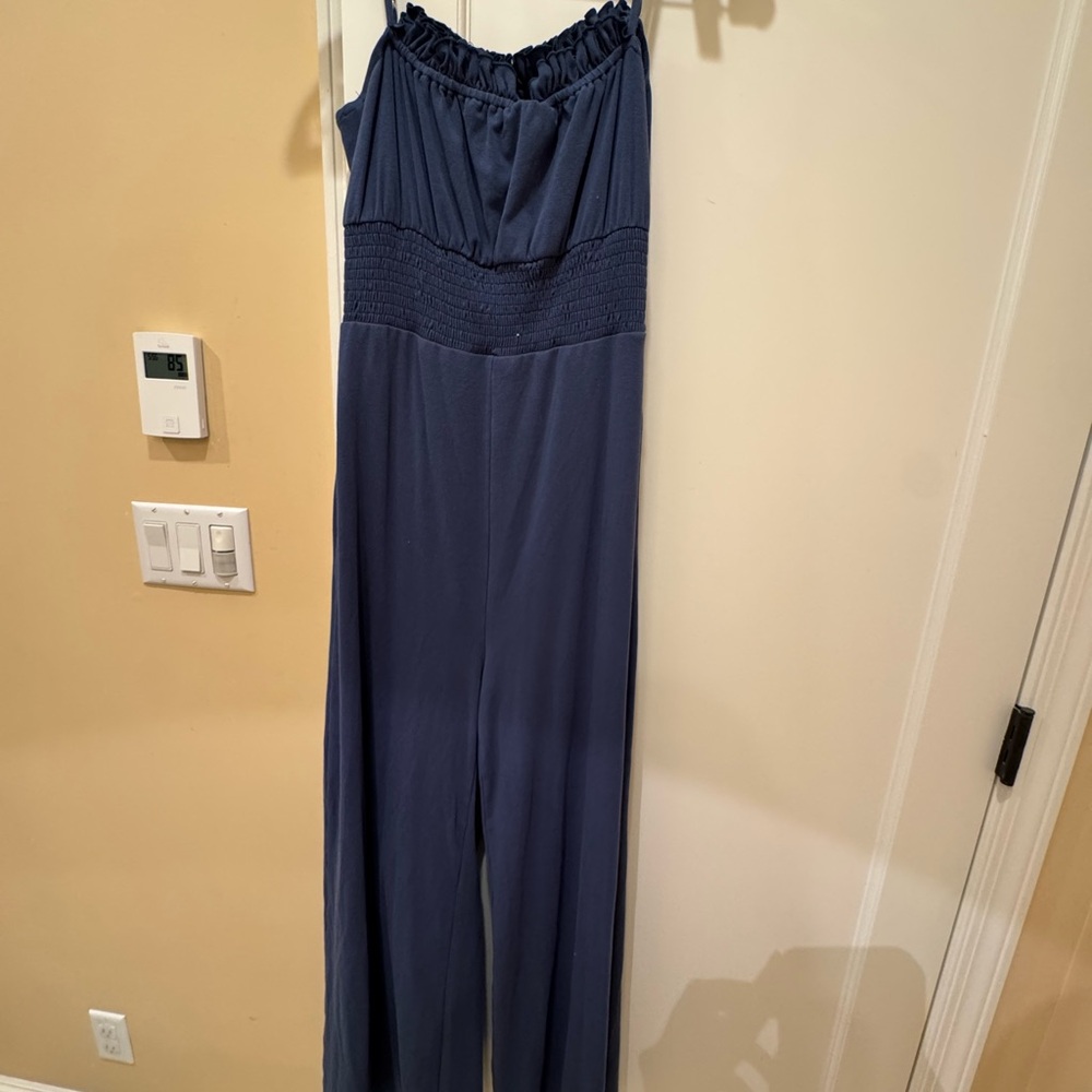 Lovers + Friends Navy Jumpsuit